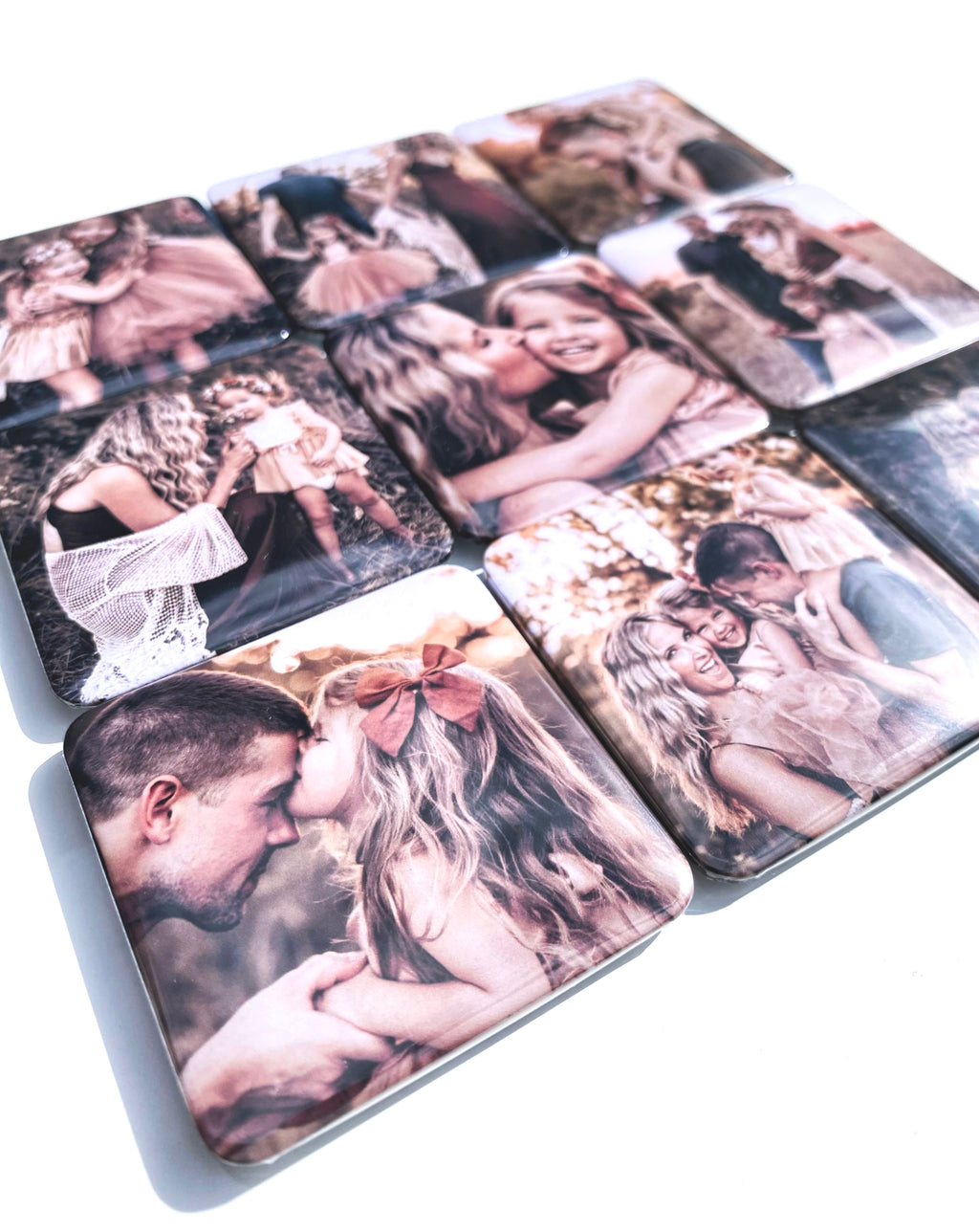 Luxe Square Photo Magnets