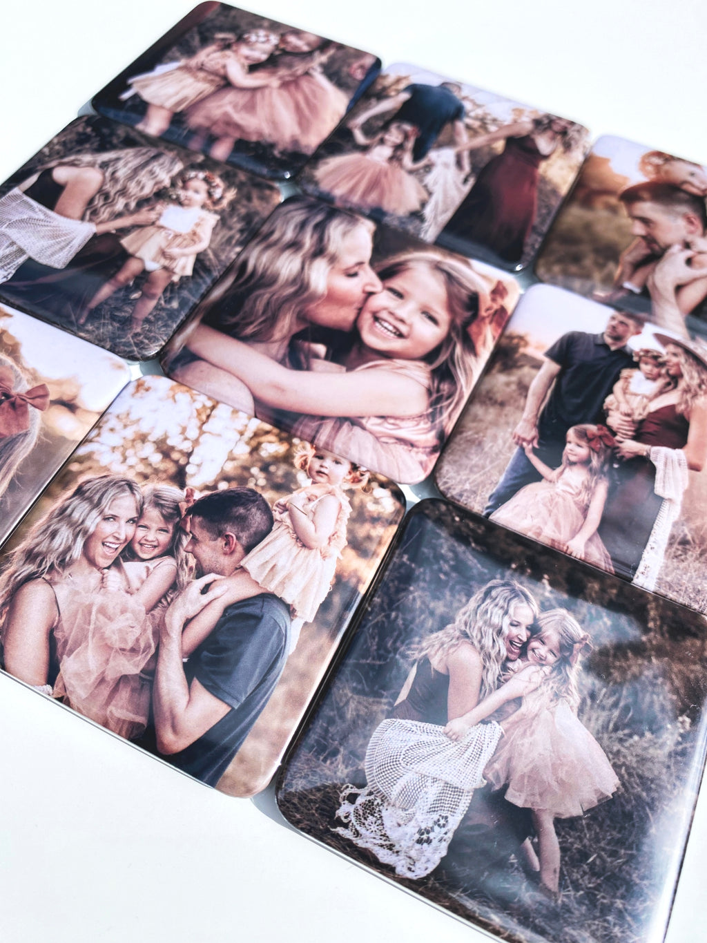 Luxe Square Photo Magnets