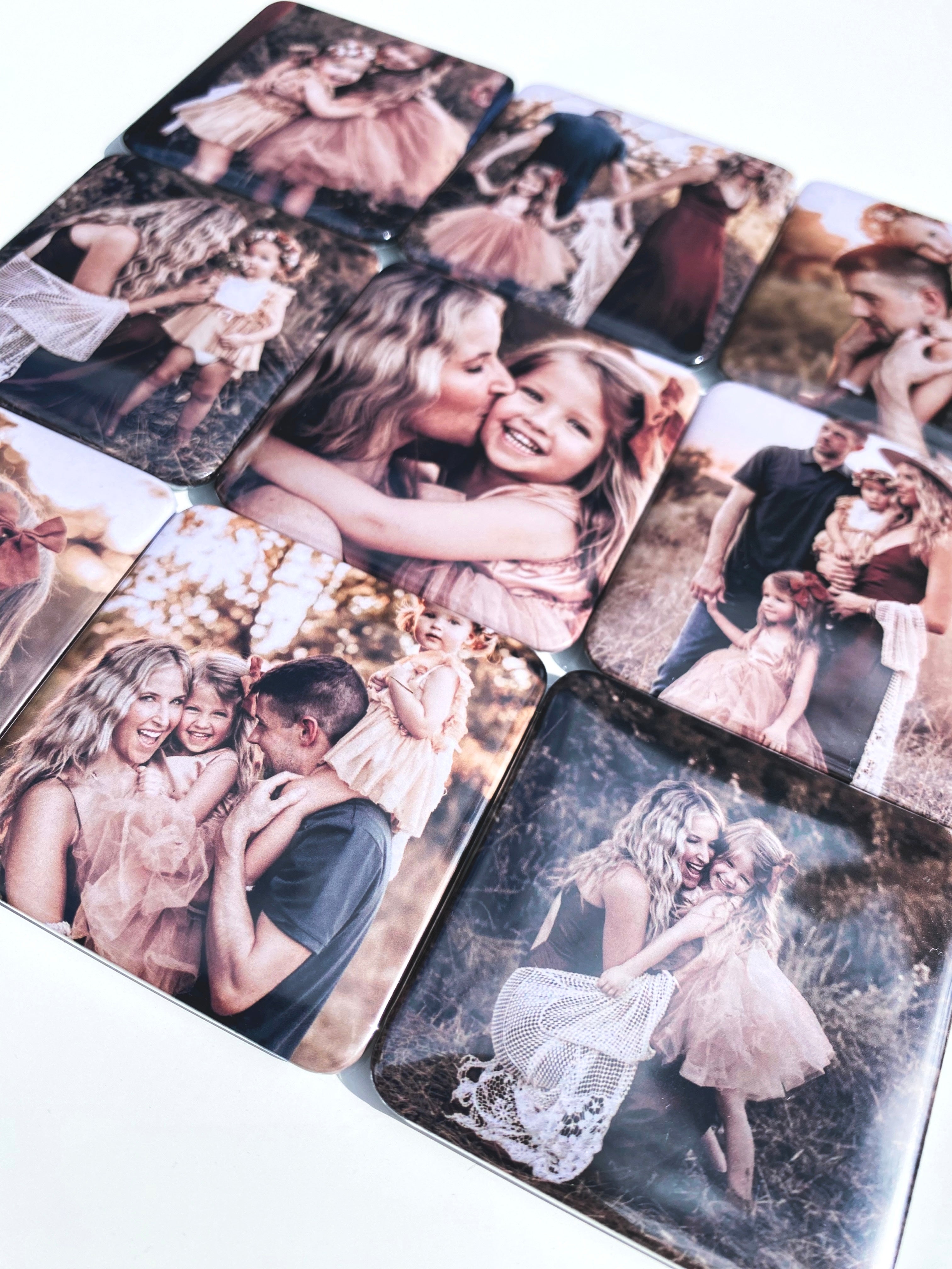 Luxe Square Photo Magnets